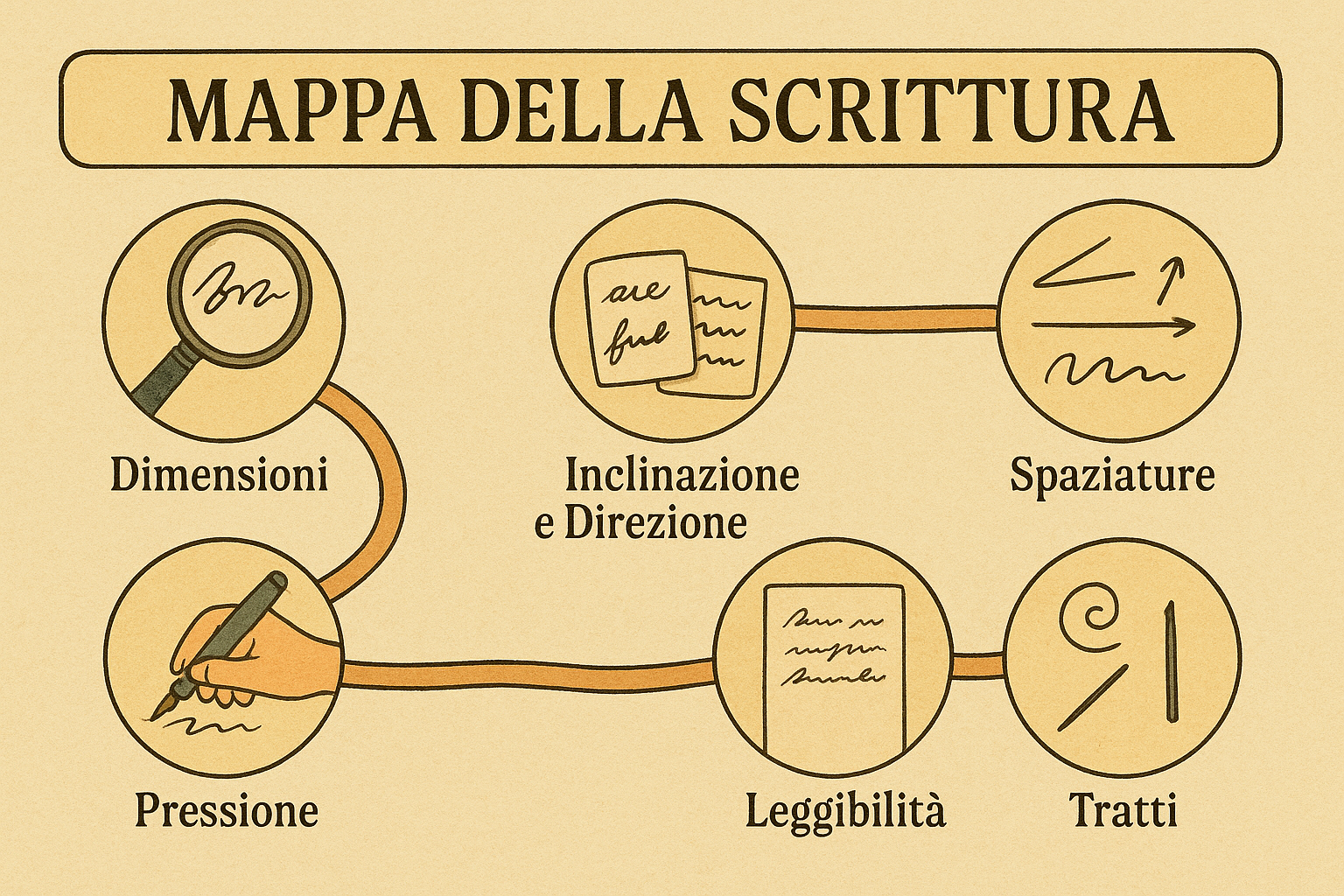 Elementi della scrittura come specchio della personalità